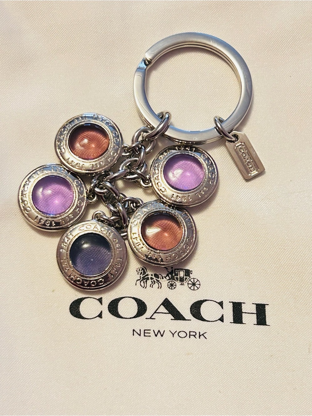 RARE Coach 1941 Y2K Charm Bag Charm/ Keychain - Picture 3 of 9